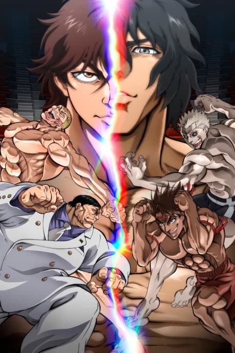 Pôster de Hanma Baki VS Kengan Ashura