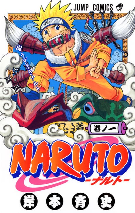 Capa do mangá NARUTO