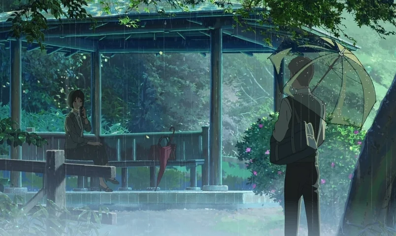 Kotonoha no Niwa - Melhores Animes de Romance