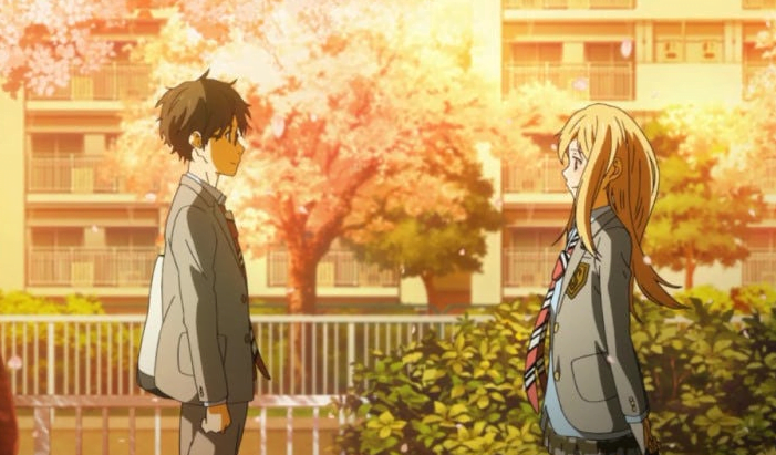 Melhores Animes Shigatsu wa Kimi no Uso