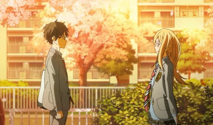 Melhores Animes Shigatsu wa Kimi no Uso