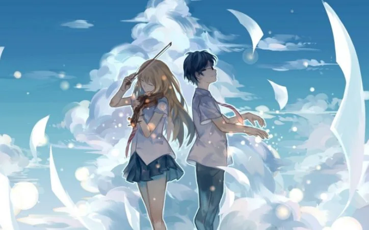 Melhores Animes de Romance Shigatsu Wa Kimi No Uso
