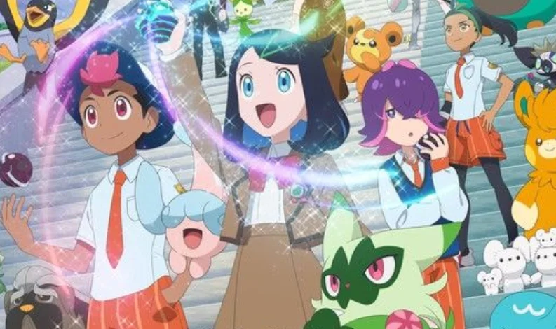 Anime Pokémon Horizontes Revela Visual Para Novo Arco Terestal Debut 1 Pokemon Terastal Debut novo Arco